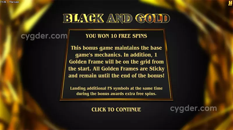 LUXE Black & Gold