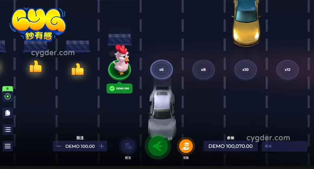 QT瘋狂過馬路 遊戲畫面